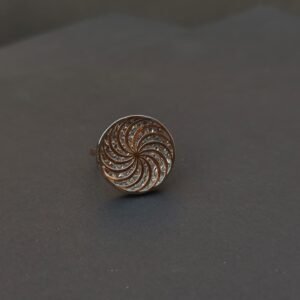 Spiral Aura Statement Ring
