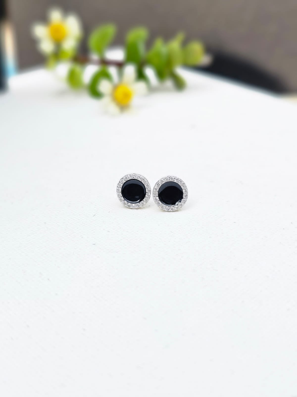 Eclipse Fan Stud Earrings